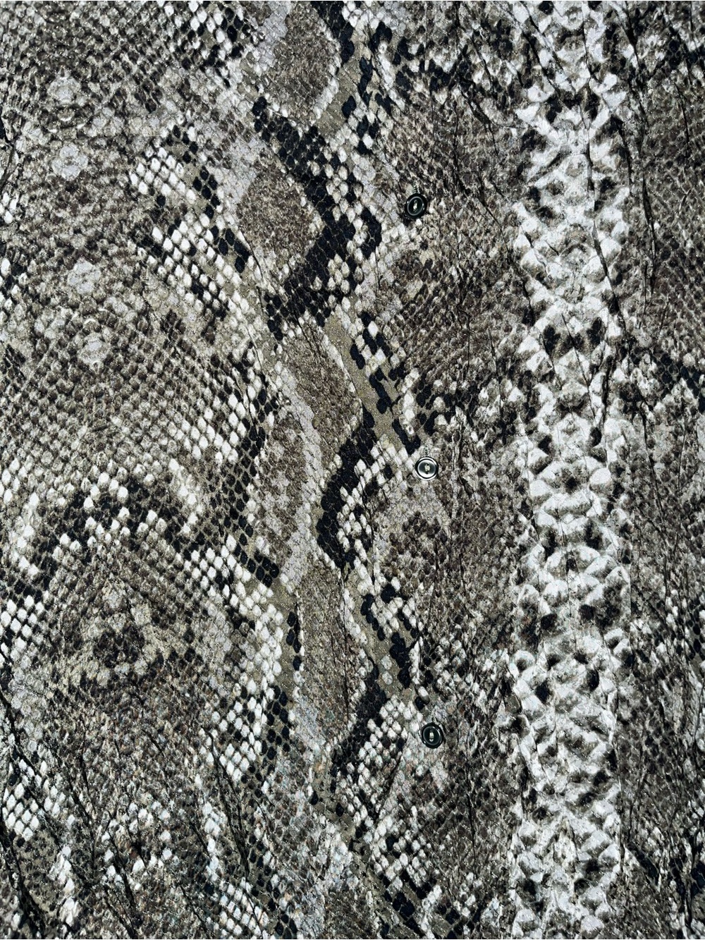 H&M Snake Print Midi Dress in Black and White - Picture 2 of 4